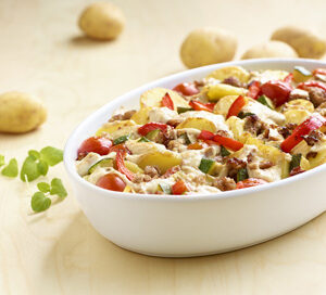 Aardappel Anders - Gehaktschotel met paprika en courgette